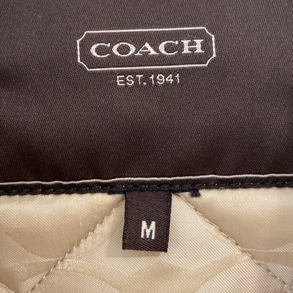 Coach Brand Beige Jacket - Picture 9 of 9